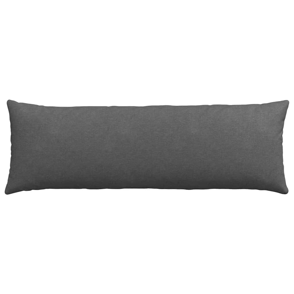 vidaXL Poduszki na sofę 2 pcs Ciemnoszary 120 x 40 cm