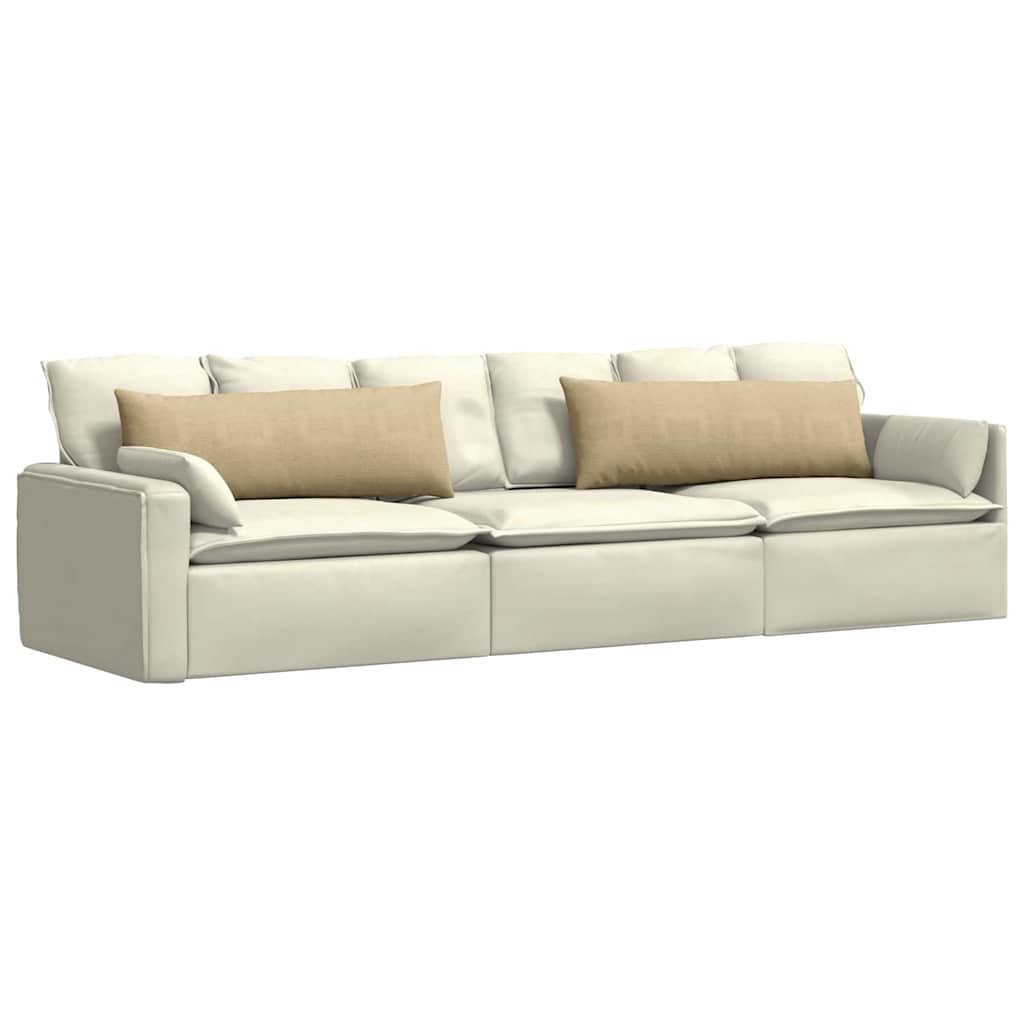 vidaXL Poduszki na sofę 2 pcs Szary zielony 120 x 40 cm