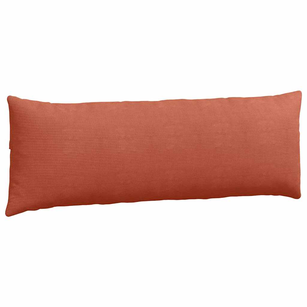 vidaXL Poduszki na sofę 2 pcs Czerwono-pomarańczowy 120 x 40 cm
