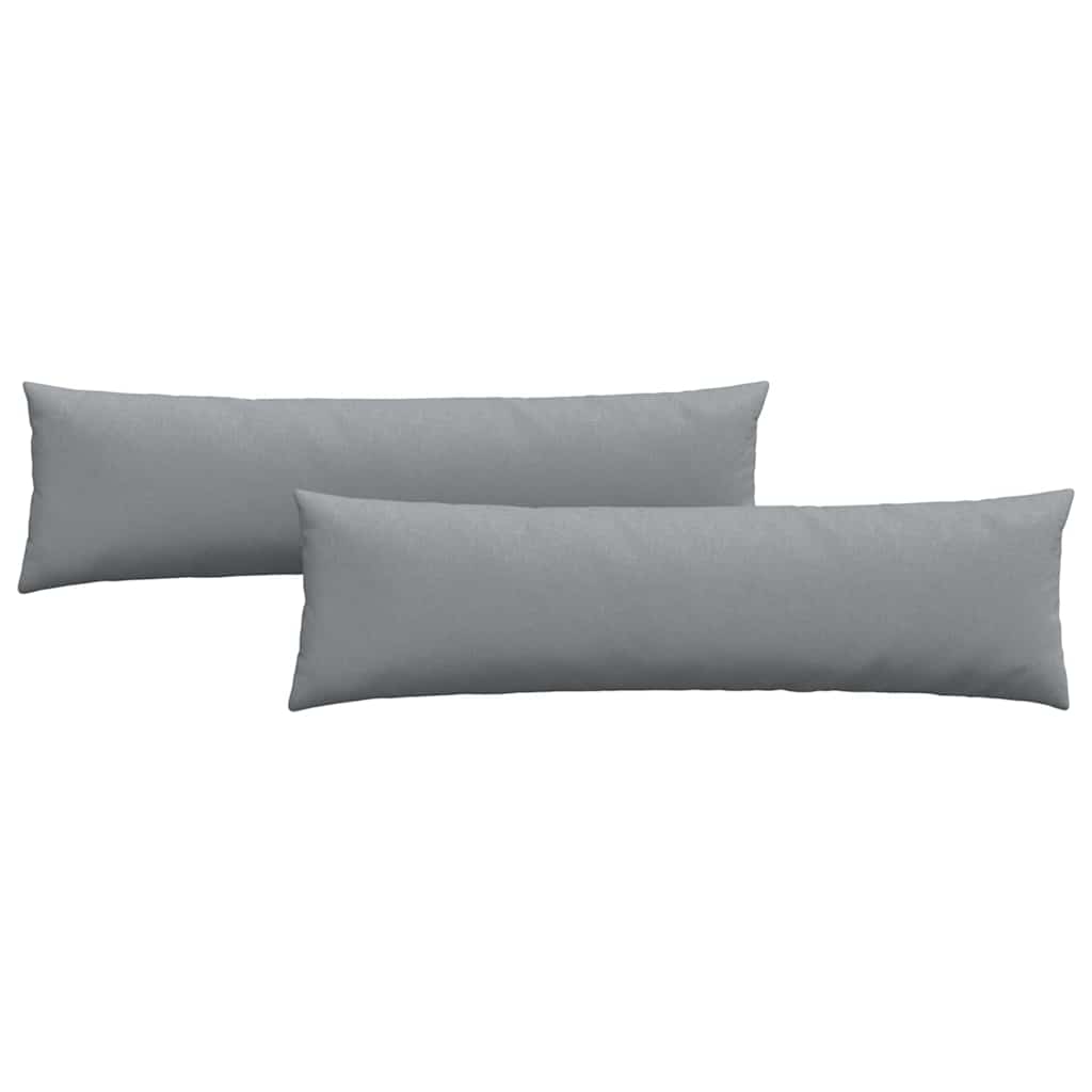 vidaXL Poduszki na sofę 2 pcs Jasnoszary 145 x 40 cm tkanina