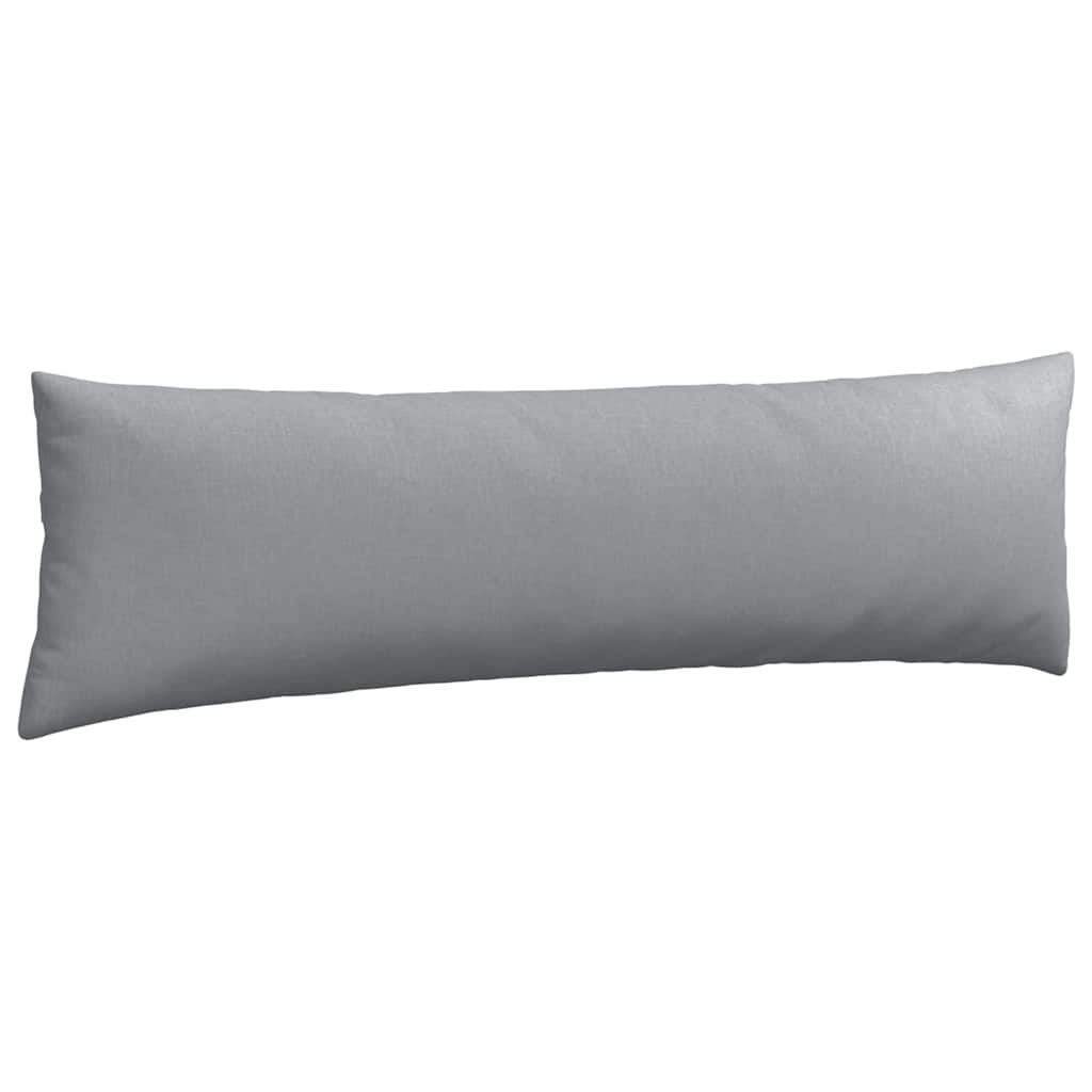 vidaXL Poduszki na sofę 2 pcs Jasnoszary 145 x 40 cm tkanina