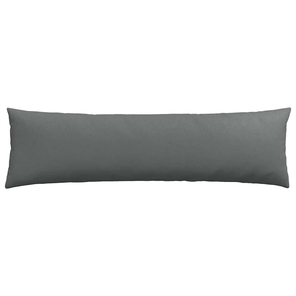 vidaXL Poduszki na sofę 2 pcs Ciemnoszary 145 x 40 cm tkanina