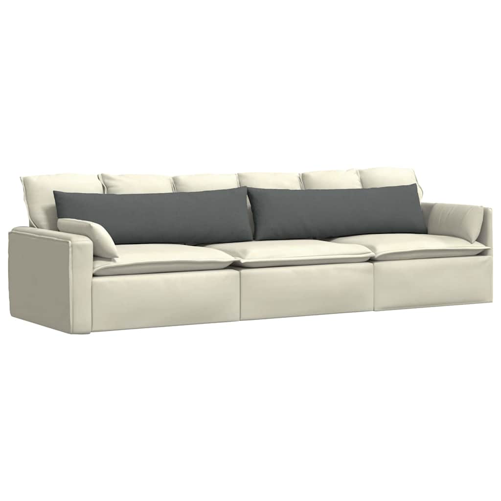 vidaXL Poduszki na sofę 2 pcs Ciemnoszary 145 x 40 cm tkanina