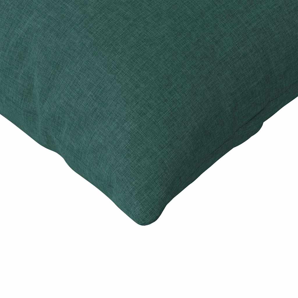 vidaXL Poduszki na sofę 2 pcs Ciemna zieleń 145 x 40 cm tkanina