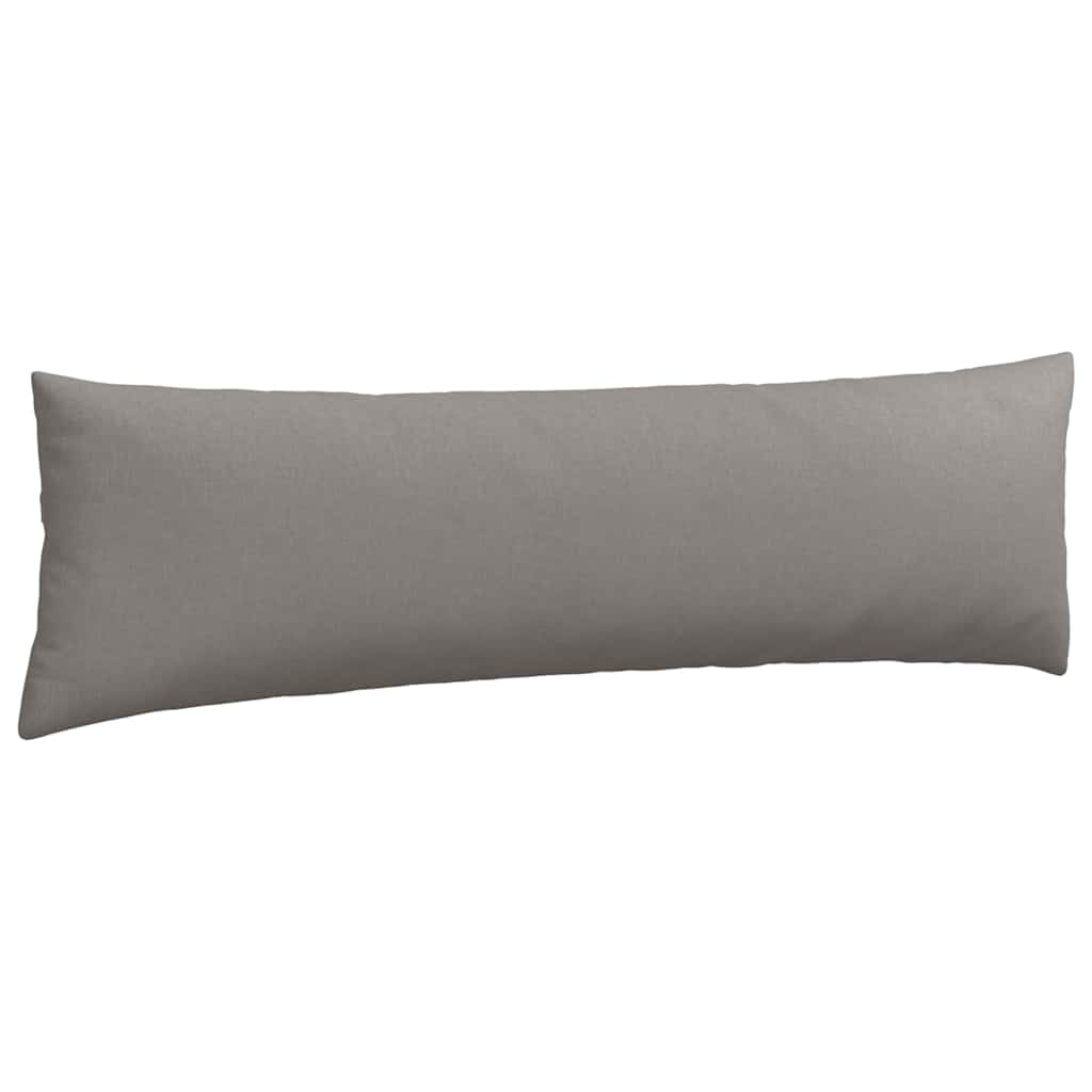 vidaXL Poduszki na sofę 2 pcs Ciemnoszary 145 x 40 cm tkanina