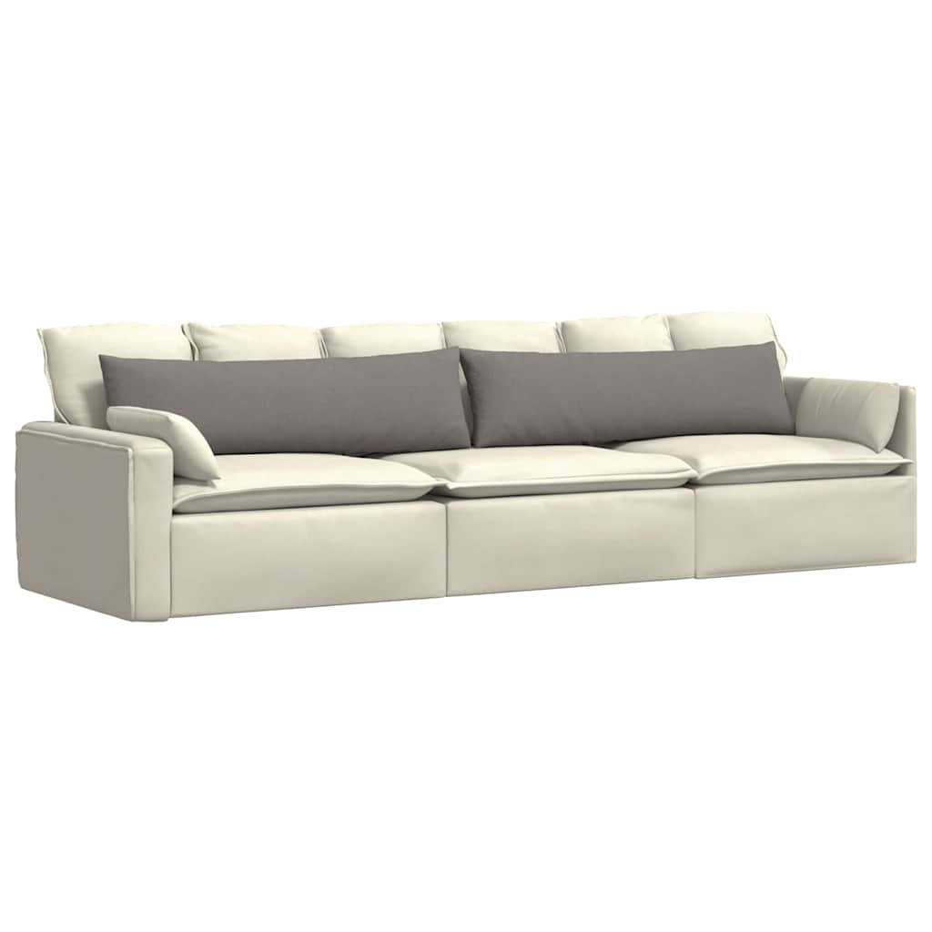 vidaXL Poduszki na sofę 2 pcs Ciemnoszary 145 x 40 cm tkanina