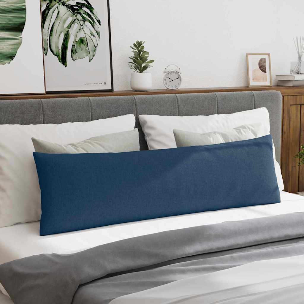 vidaXL Poduszki na sofę 2 pcs Niebieski 145 x 40 cm tkanina