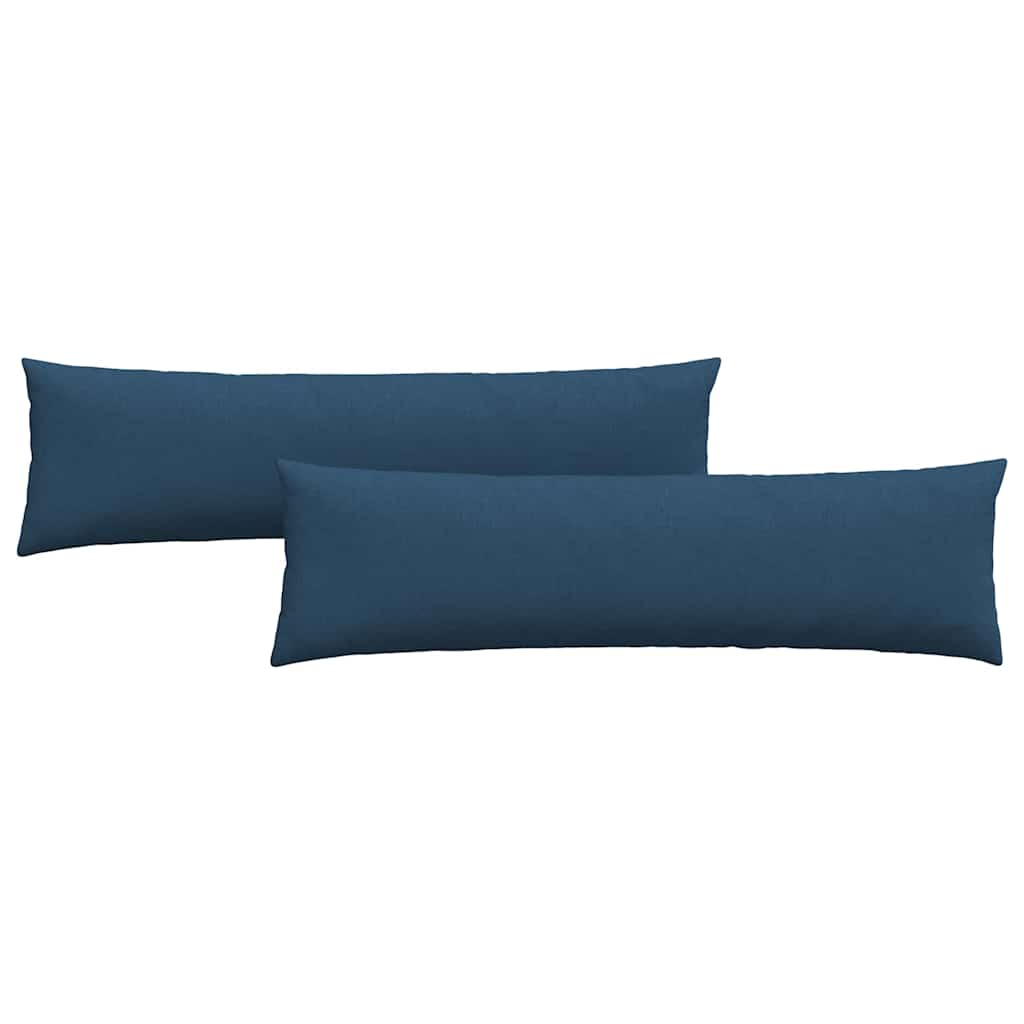 vidaXL Poduszki na sofę 2 pcs Niebieski 145 x 40 cm tkanina