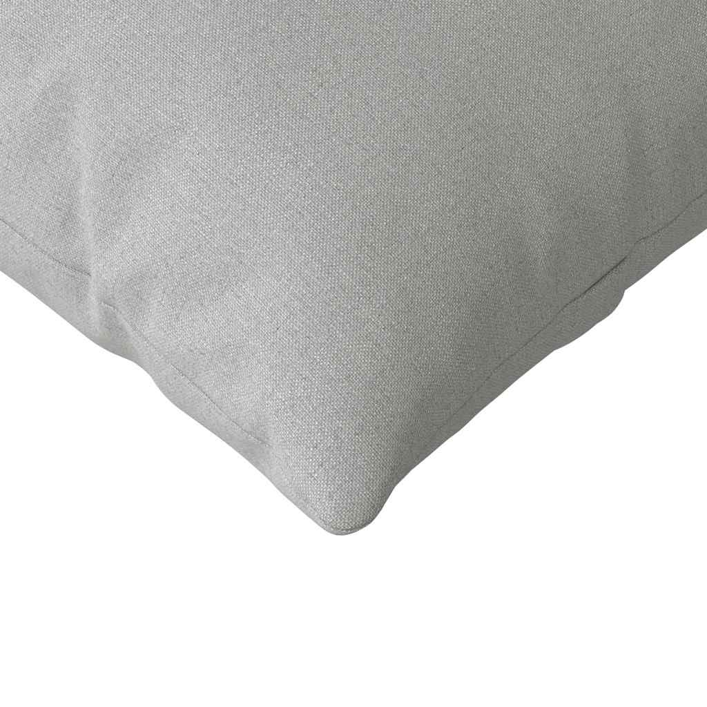 vidaXL Poduszki na sofę 2 pcs Szary chmur 145 x 40 cm tkanina