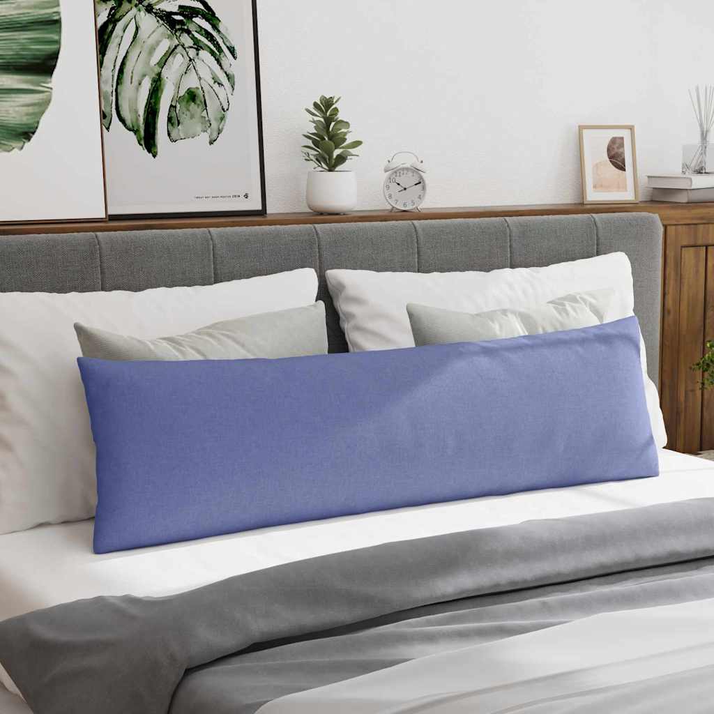 vidaXL Poduszki na sofę 2 pcs Niebieski dżins 145 x 40 cm tkanina