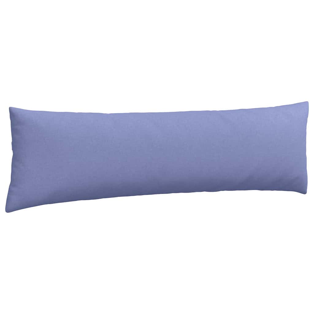 vidaXL Poduszki na sofę 2 pcs Niebieski dżins 145 x 40 cm tkanina