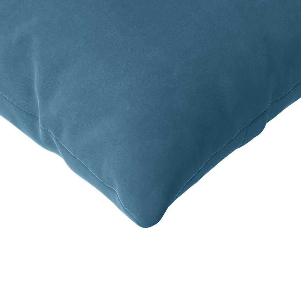 vidaXL Poduszki na sofę 2 pcs Niebieski 145 x 40 cm Tkanina sztruksowa