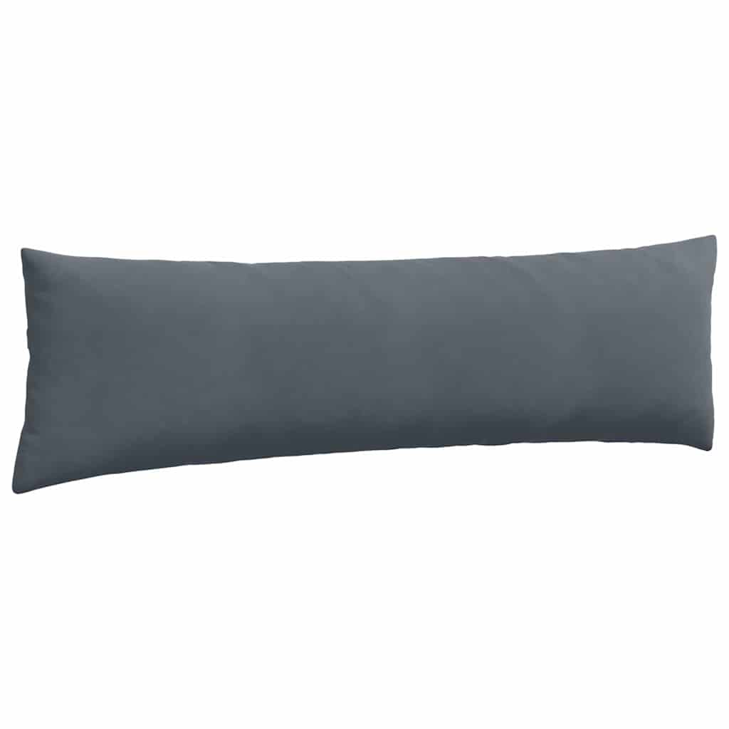 vidaXL Poduszki na sofę 2 pcs Ciemnoszary 145 x 40 cm