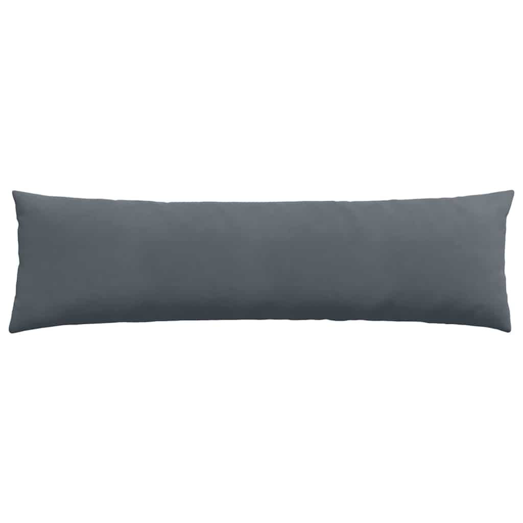 vidaXL Poduszki na sofę 2 pcs Ciemnoszary 145 x 40 cm