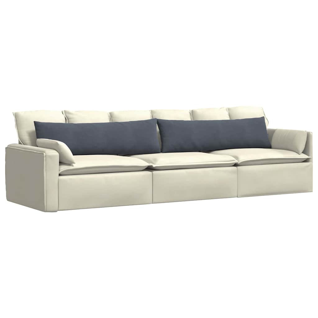 vidaXL Poduszki na sofę 2 pcs Ciemnoszary 145 x 40 cm