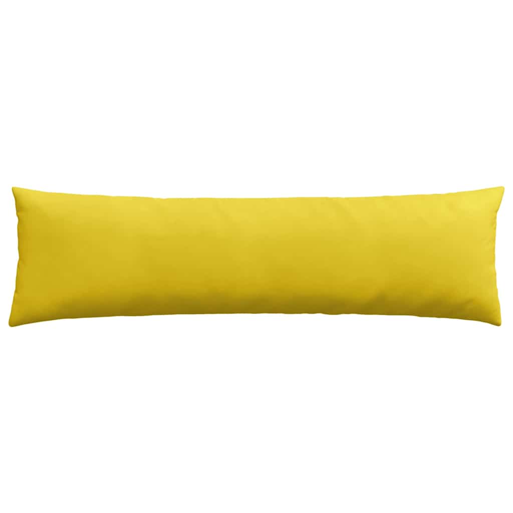 vidaXL Poduszki na sofę 2 pcs Żółty 145 x 40 cm Tkanina sztruksowa