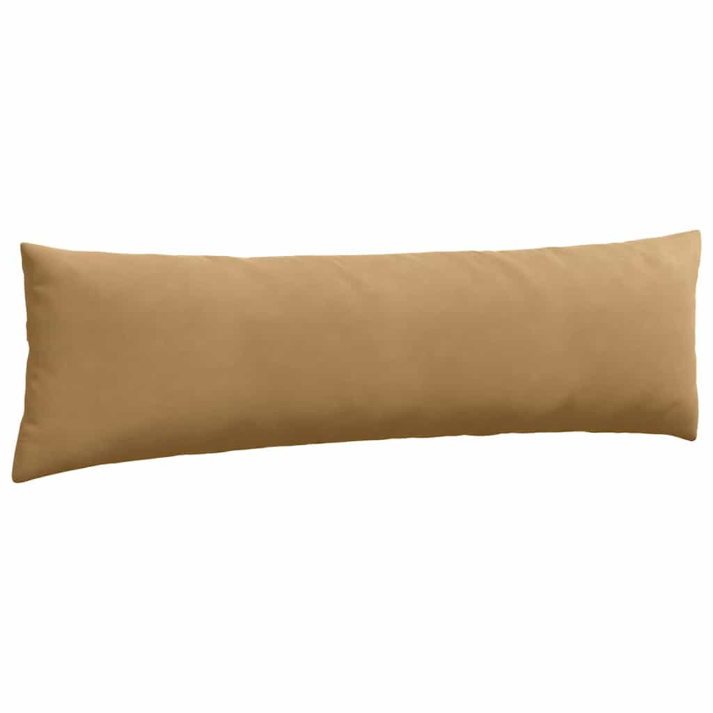 vidaXL Poduszki na sofę 2 pcs Brązowy 145 x 40 cm Tkanina sztruksowa