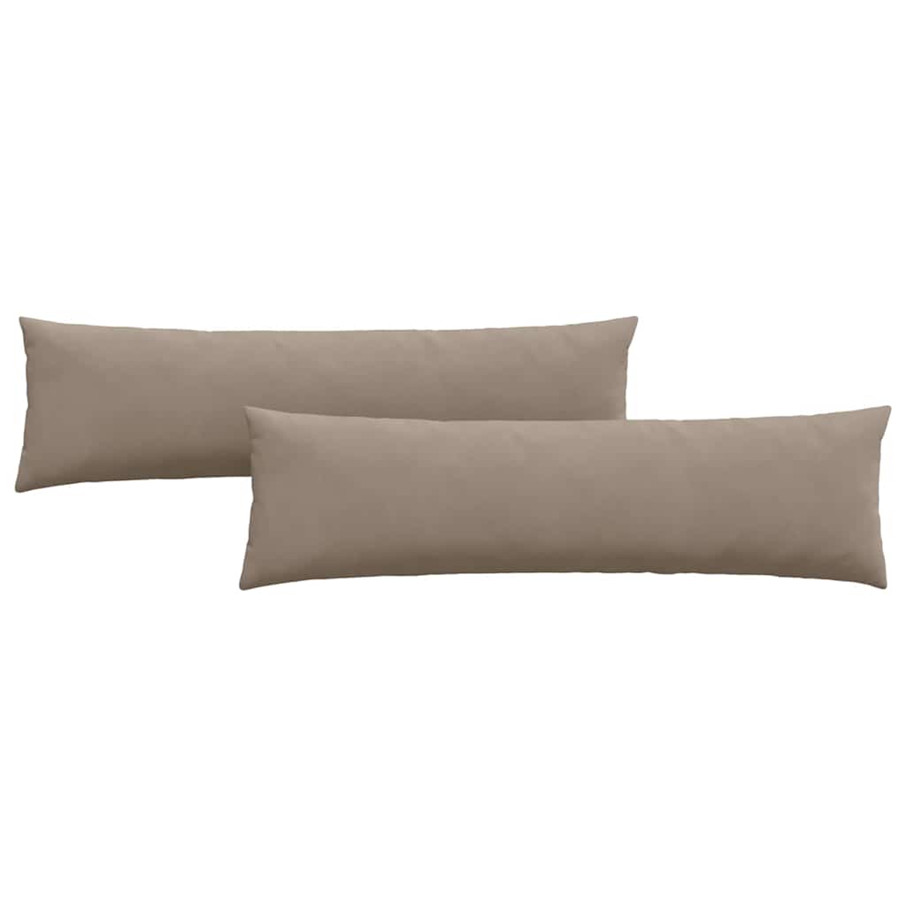 vidaXL Poduszki na sofę 2 pcs Ciemnoszary 145 x 40 cm tkanina
