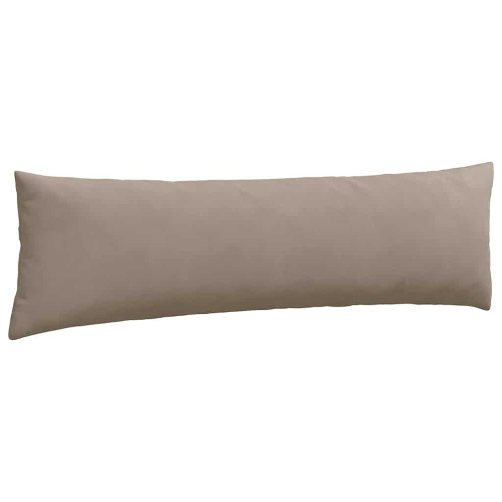 vidaXL Poduszki na sofę 2 pcs Ciemnoszary 145 x 40 cm tkanina