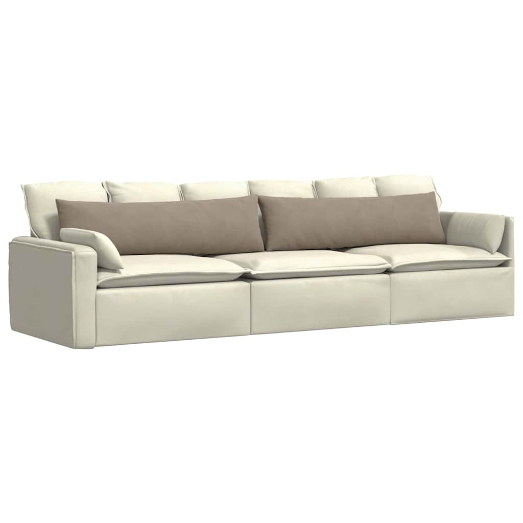 vidaXL Poduszki na sofę 2 pcs Ciemnoszary 145 x 40 cm tkanina
