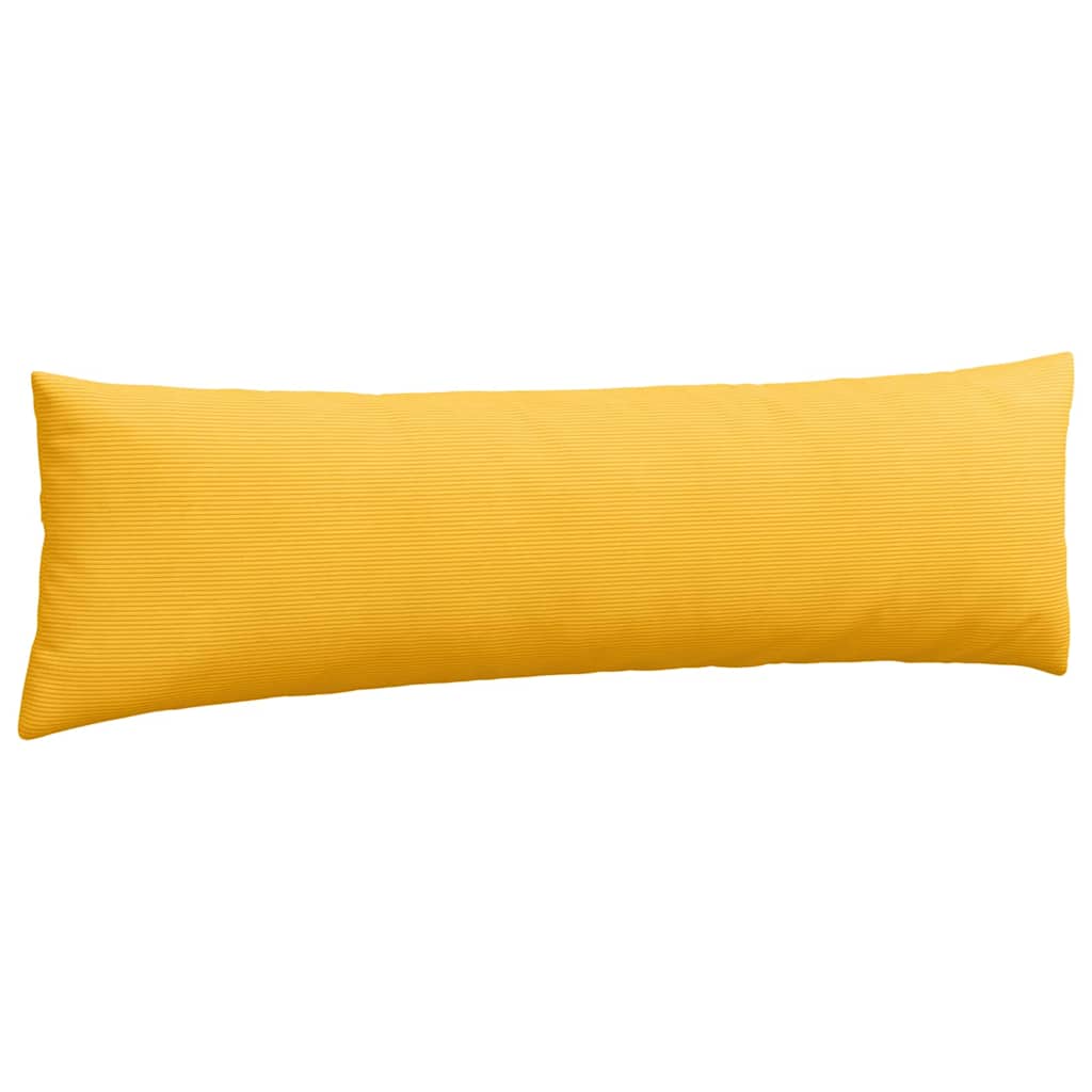 vidaXL Poduszki na sofę 2 pcs Jasnożółty 145 x 40 cm