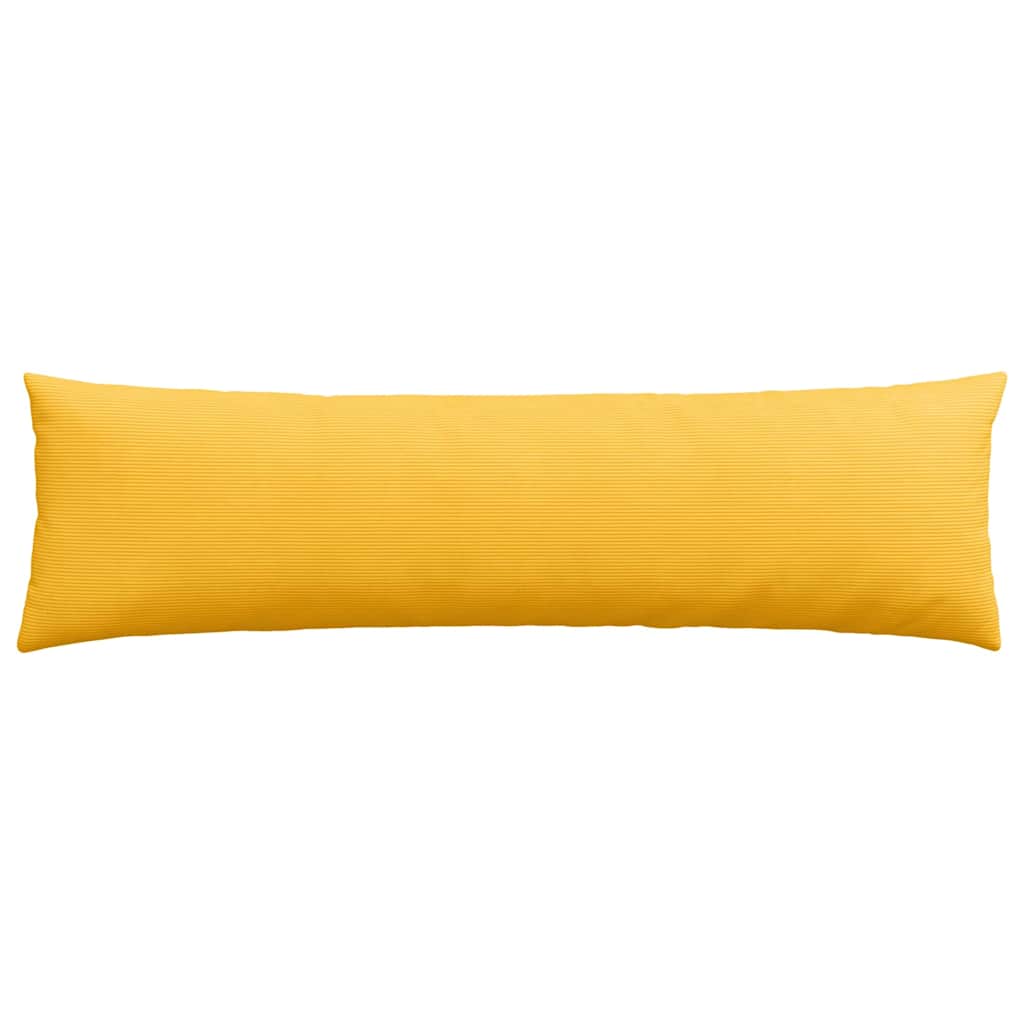 vidaXL Poduszki na sofę 2 pcs Jasnożółty 145 x 40 cm