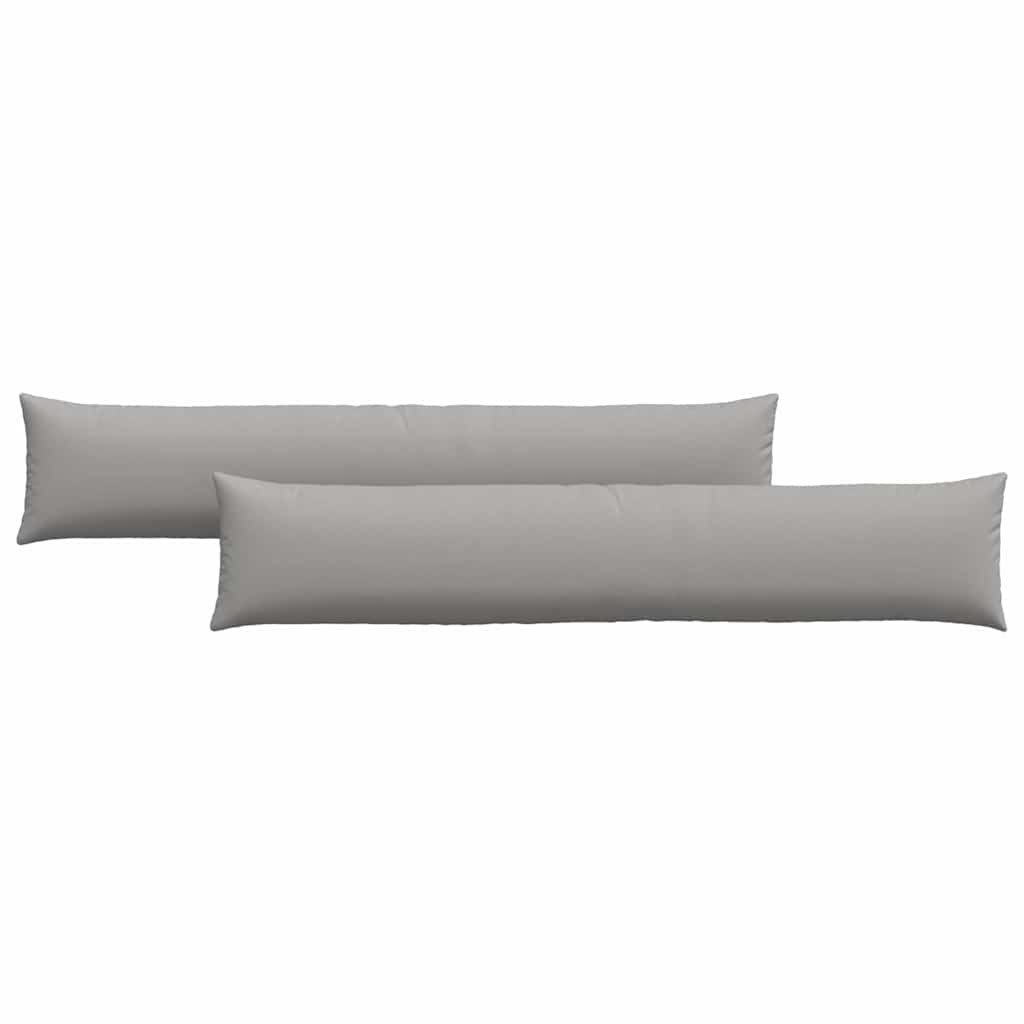vidaXL Poduszki na sofę 2 pcs Szary chmur 200 x 40 cm tkanina