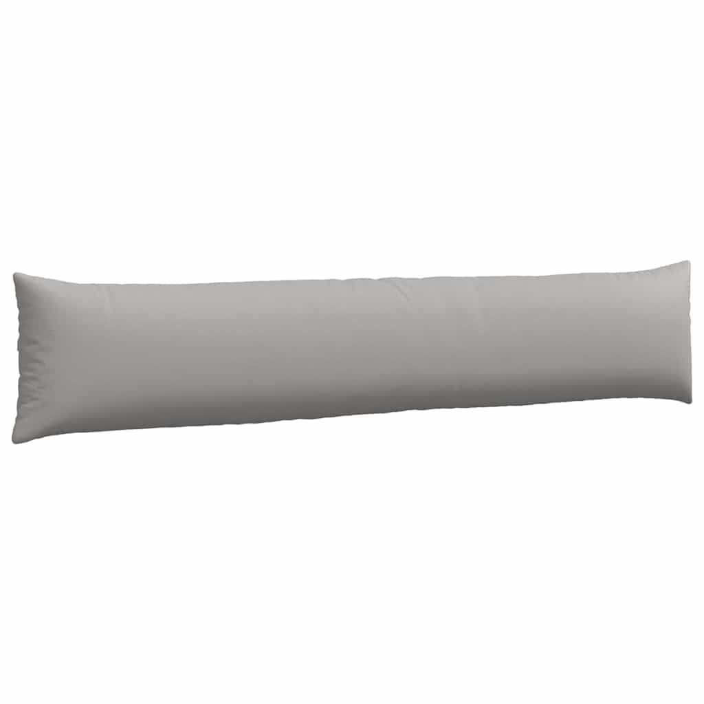 vidaXL Poduszki na sofę 2 pcs Szary chmur 200 x 40 cm tkanina