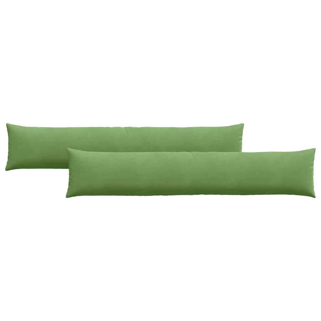 vidaXL Poduszki na sofę 2 pcs jasnozielony 200 x 40 cm