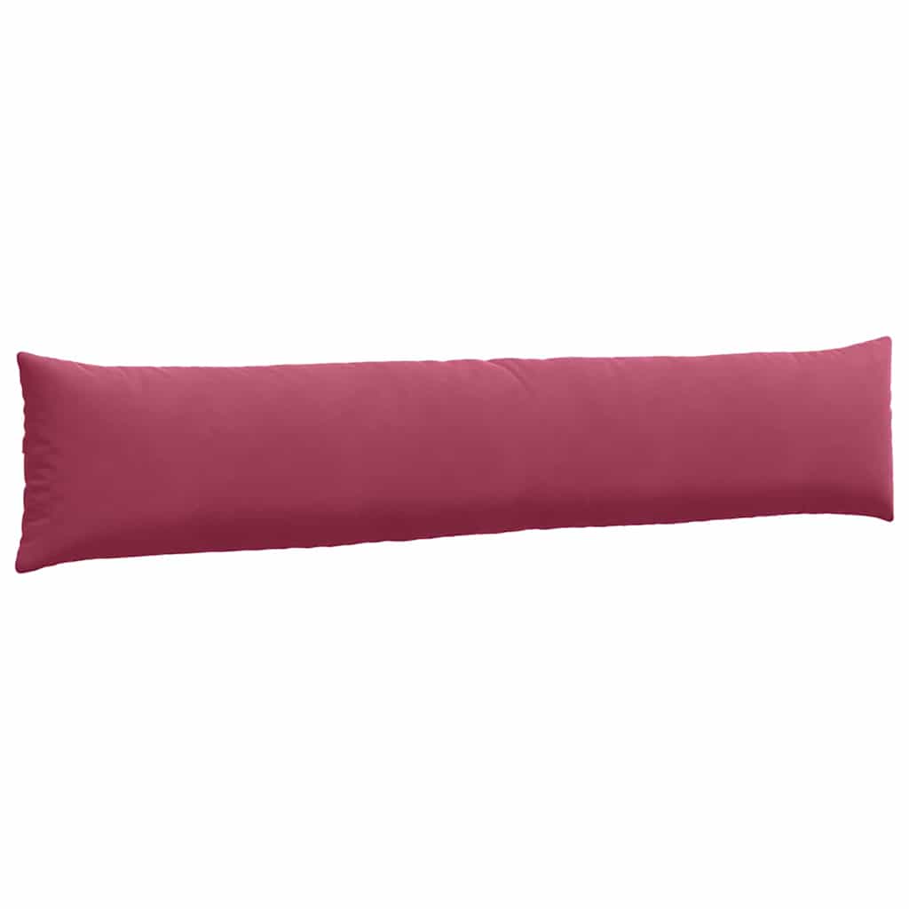 vidaXL Poduszki na sofę 2 pcs Czerwone wino 200 x 40 cm