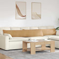 vidaXL Poduszki na sofę 2 pcs Brązowy 200 x 40 cm Tkanina sztruksowa