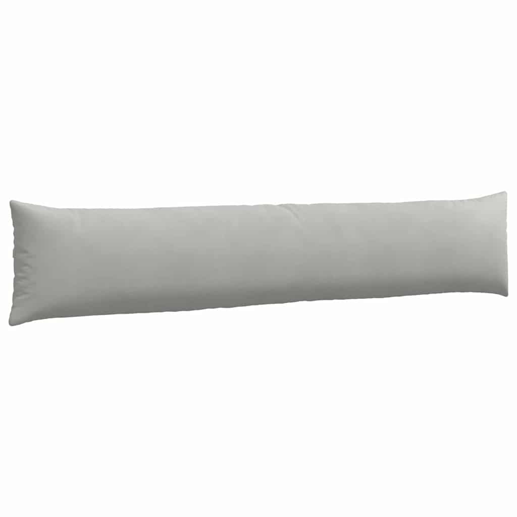 vidaXL Poduszki na sofę 2 pcs Jasnoszary 200 x 40 cm tkanina