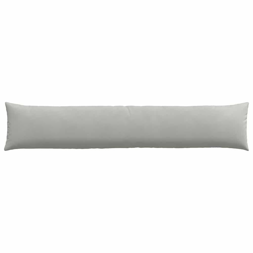 vidaXL Poduszki na sofę 2 pcs Jasnoszary 200 x 40 cm tkanina