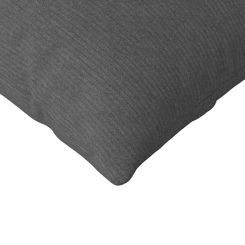 vidaXL Poduszki na sofę 2 pcs Ciemnoszary 200 x 40 cm