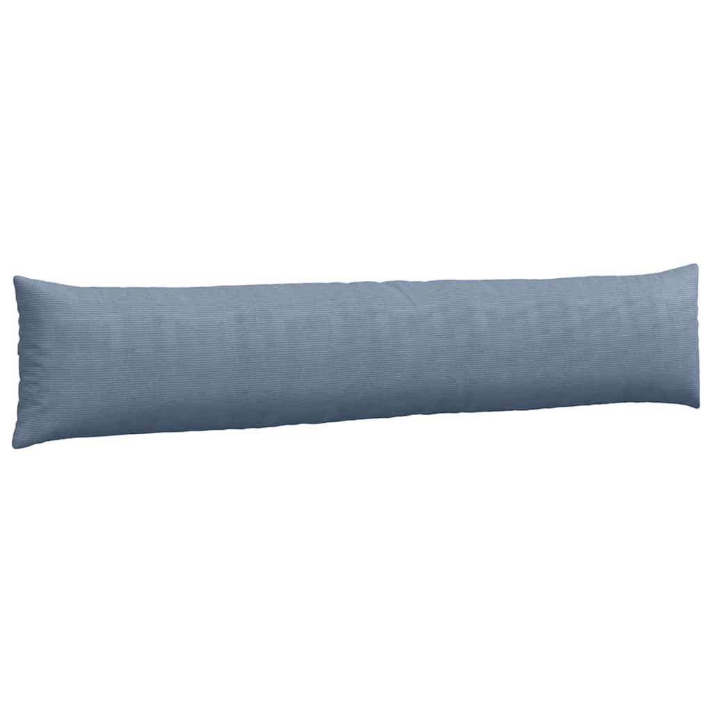 vidaXL Poduszki na sofę 2 pcs Niebieski 200 x 40 cm Tkanina sztruksowa