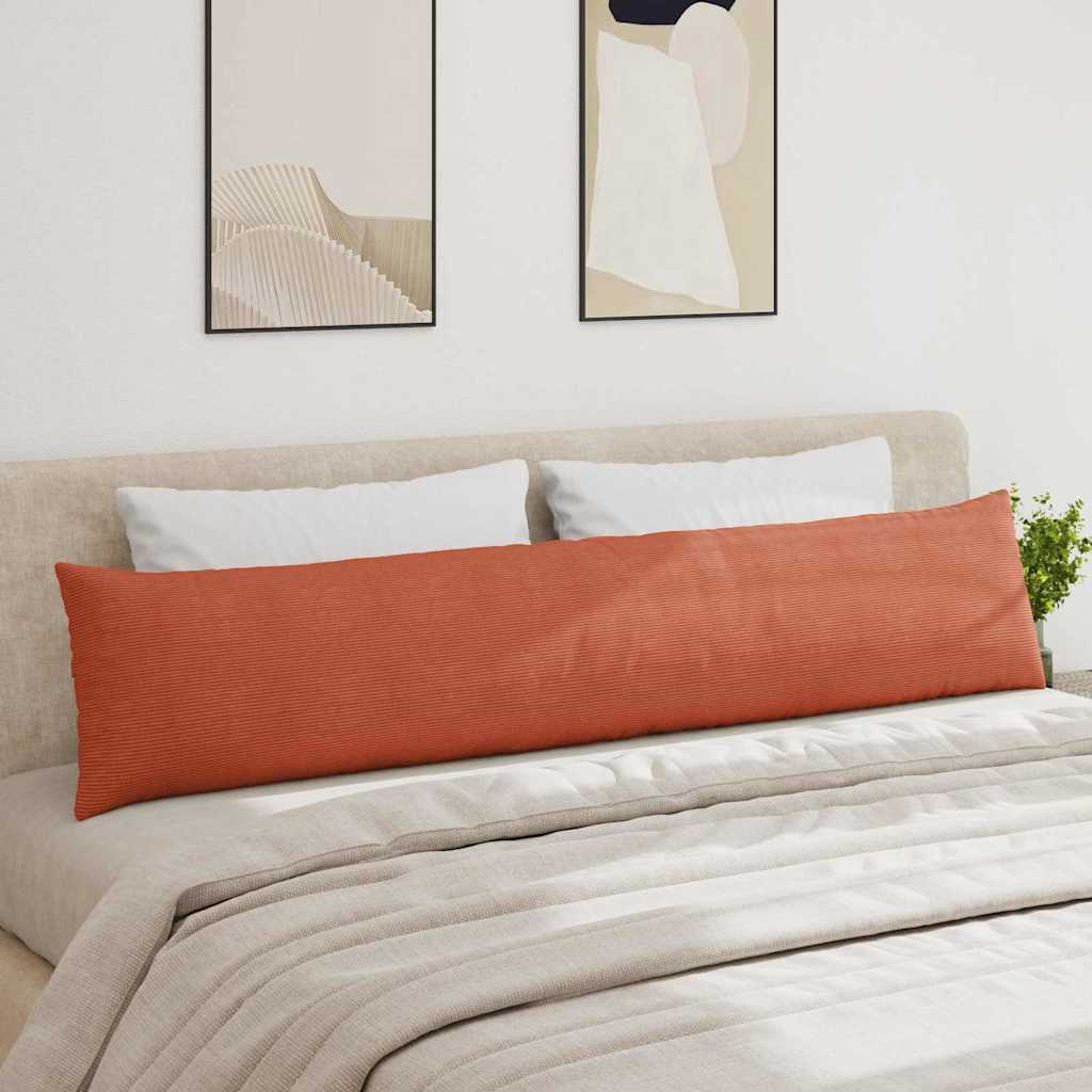 vidaXL Poduszki na sofę 2 pcs Czerwono-pomarańczowy 200 x 40 cm