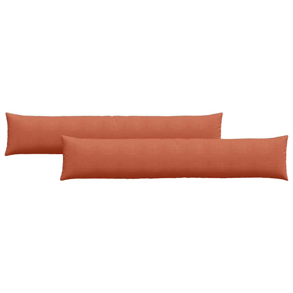 vidaXL Poduszki na sofę 2 pcs Czerwono-pomarańczowy 200 x 40 cm
