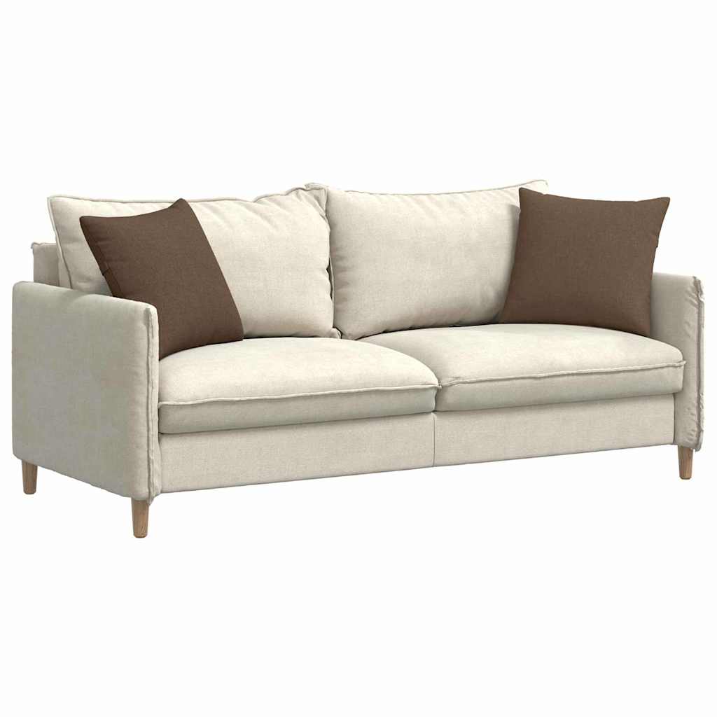 vidaXL Poduszki na sofę 2 pcs Brązowy 45 x 45 cm tkanina