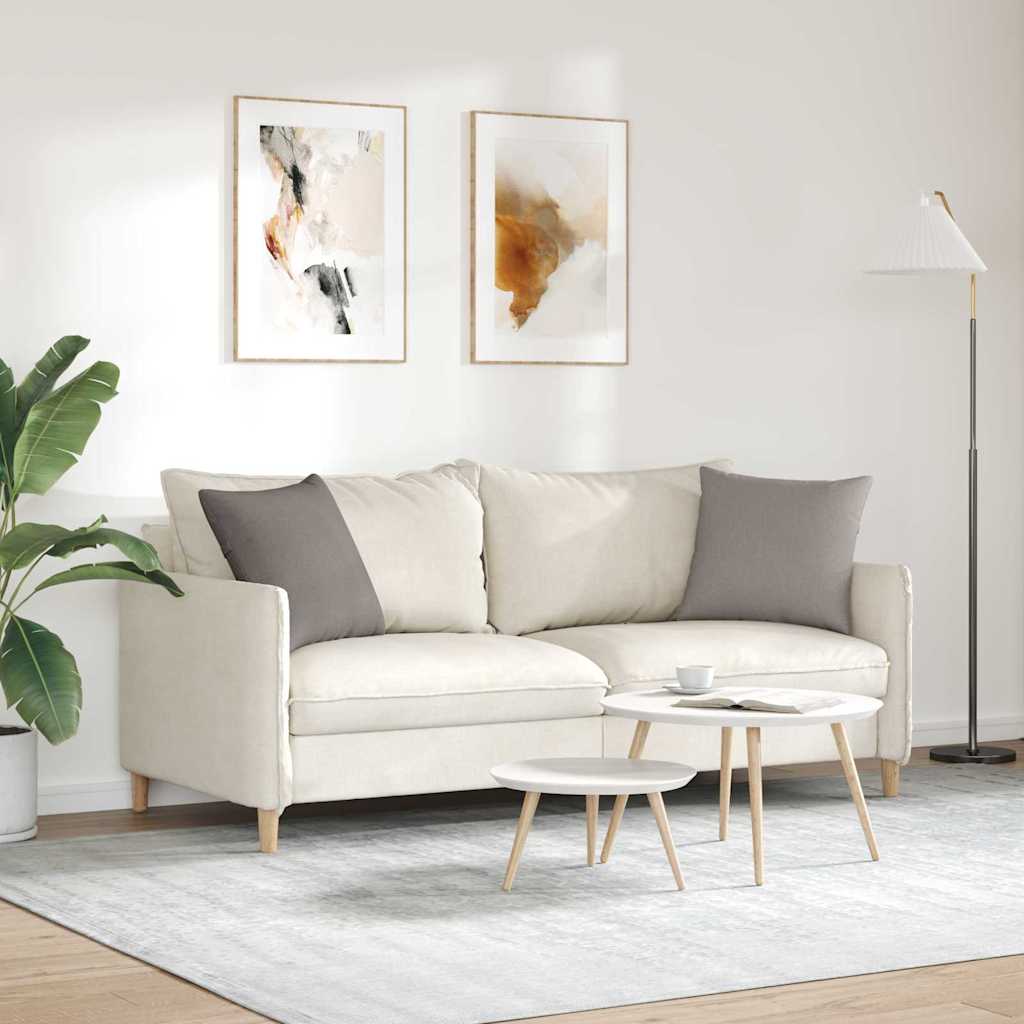 vidaXL Poduszki na sofę 2 pcs Ciemnoszary 45 x 45 cm tkanina