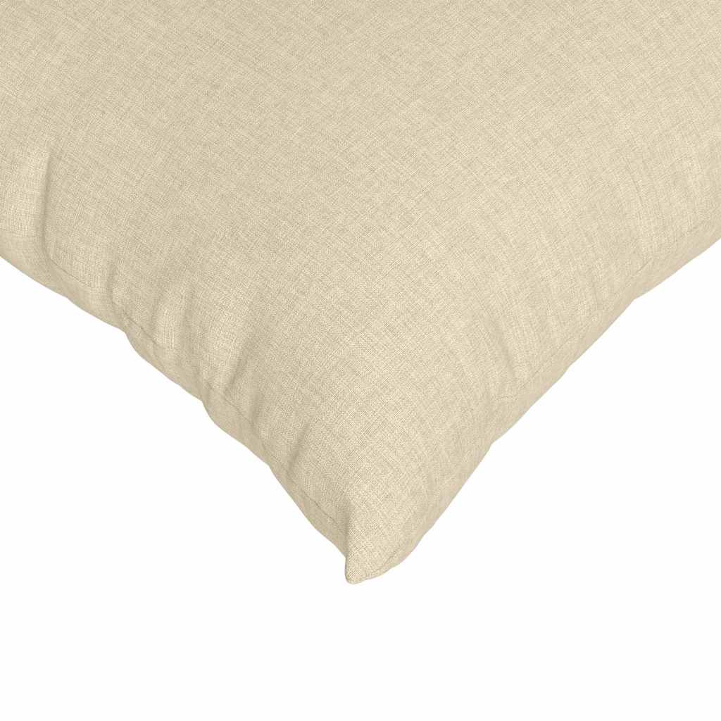vidaXL Poduszki na sofę 2 pcs Kremowy 45 x 45 cm tkanina