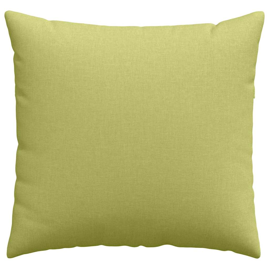 vidaXL Poduszki na sofę 2 pcs Jasnozielony 45 x 45 cm tkanina