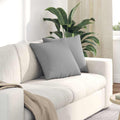 vidaXL Poduszki na sofę 2 pcs Szary chmur 45 x 45 cm tkanina