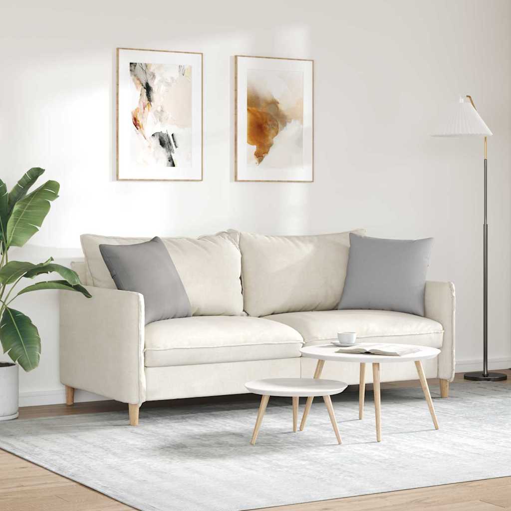 vidaXL Poduszki na sofę 2 pcs Szary chmur 45 x 45 cm tkanina