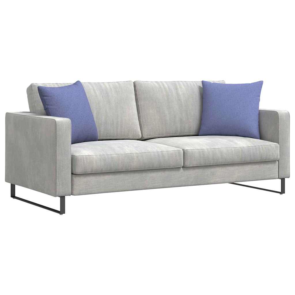 vidaXL Poduszki na sofę 2 pcs Niebieski dżins 45 x 45 cm tkanina