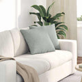 vidaXL Poduszki na sofę 2 pcs Jasnoszary 45 x 45 cm Tkanina sztruksowa
