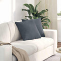 vidaXL Poduszki na sofę 2 pcs Ciemnoszary 45 x 45 cm