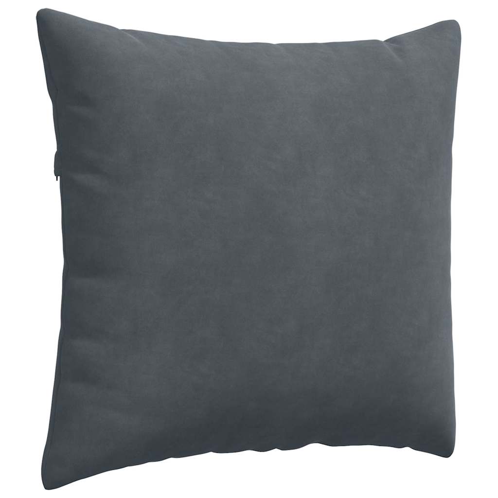 vidaXL Poduszki na sofę 2 pcs Ciemnoszary 45 x 45 cm