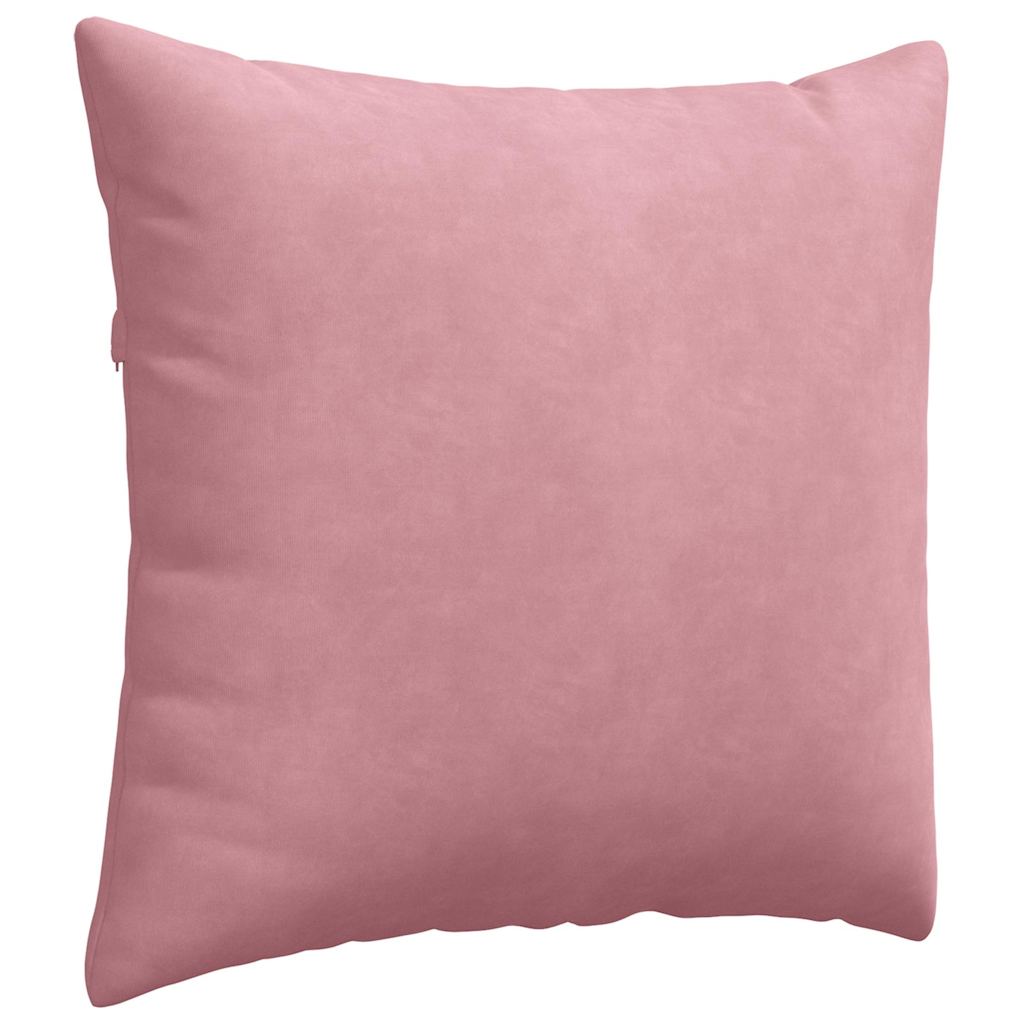 vidaXL Poduszki na sofę 2 pcs Różowy 45 x 45 cm Tkanina sztruksowa