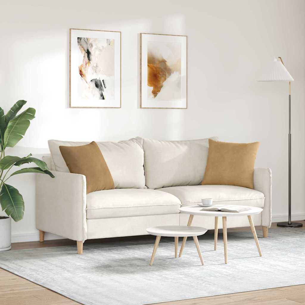 vidaXL Poduszki na sofę 2 pcs Brązowy 45 x 45 cm Tkanina sztruksowa