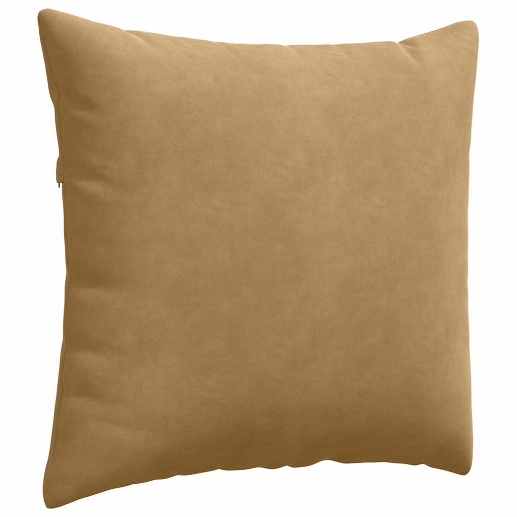 vidaXL Poduszki na sofę 2 pcs Brązowy 45 x 45 cm Tkanina sztruksowa